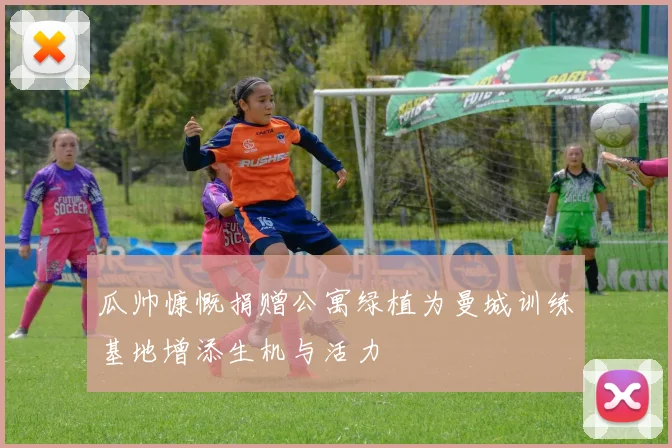 瓜帅慷慨捐赠公寓绿植为曼城训练基地增添生机与活力